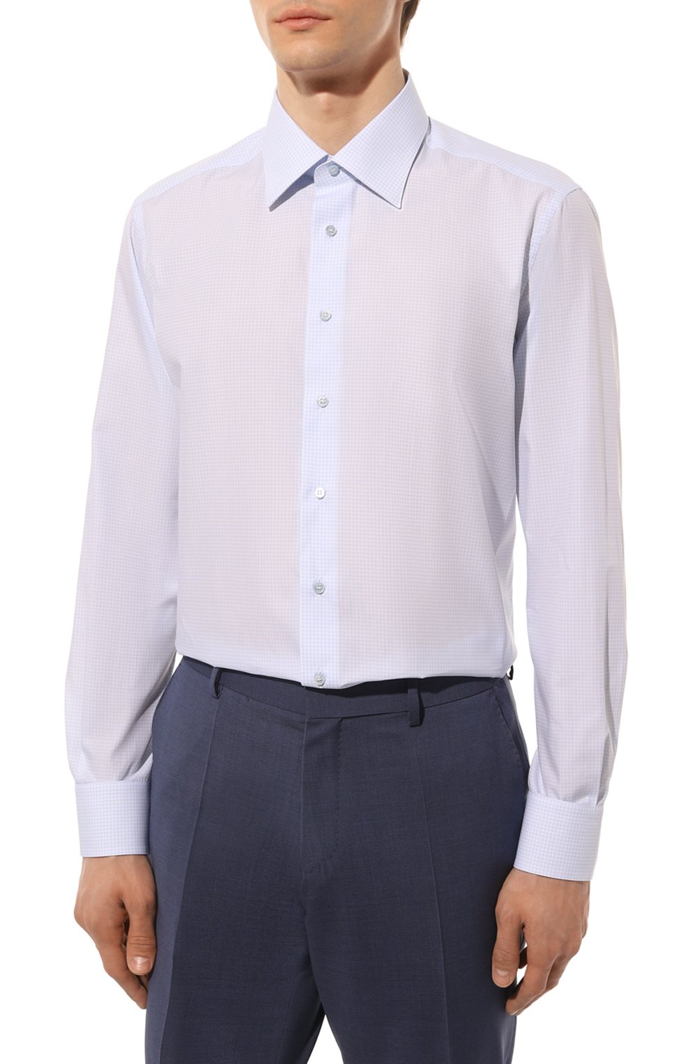 Хлопковая сорочка ZILLI, арт. MFZ-13068-365607/0001, фото 4