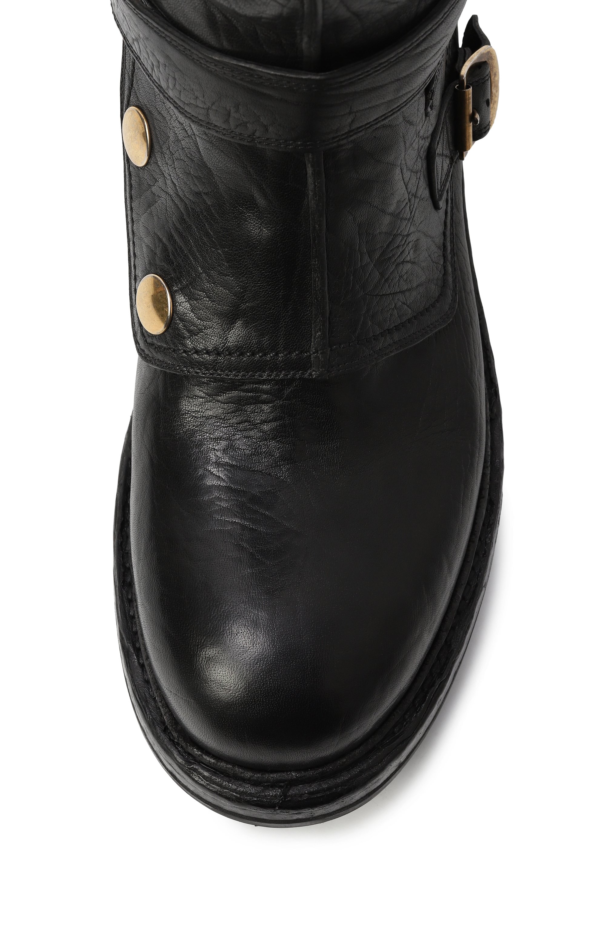 Кожаные сапоги DOLCE & GABBANA, арт. A70163/AW352, фото 6