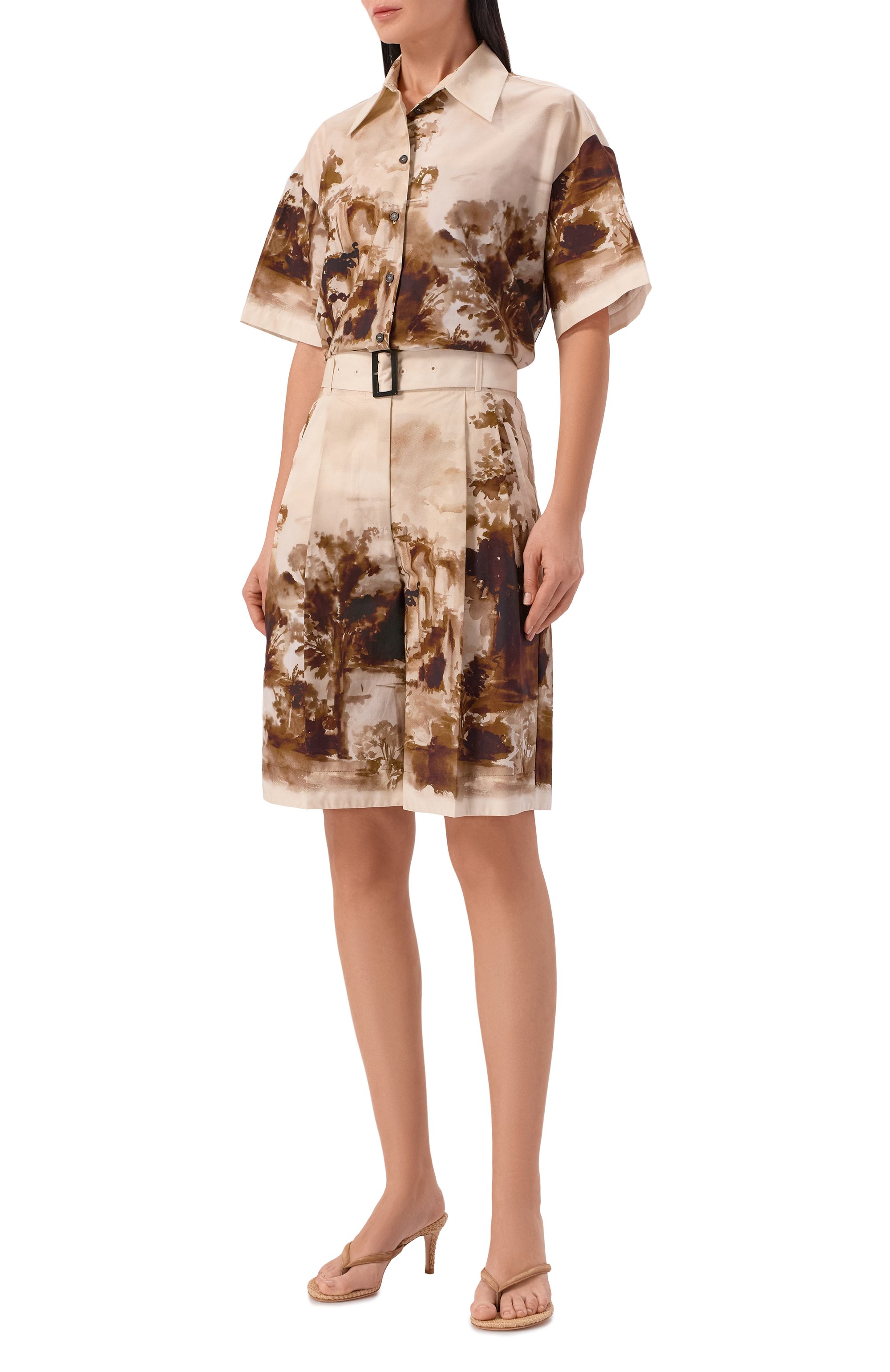 Хлопковые шорты ERIKA CAVALLINI, арт. P6SI02, фото 2