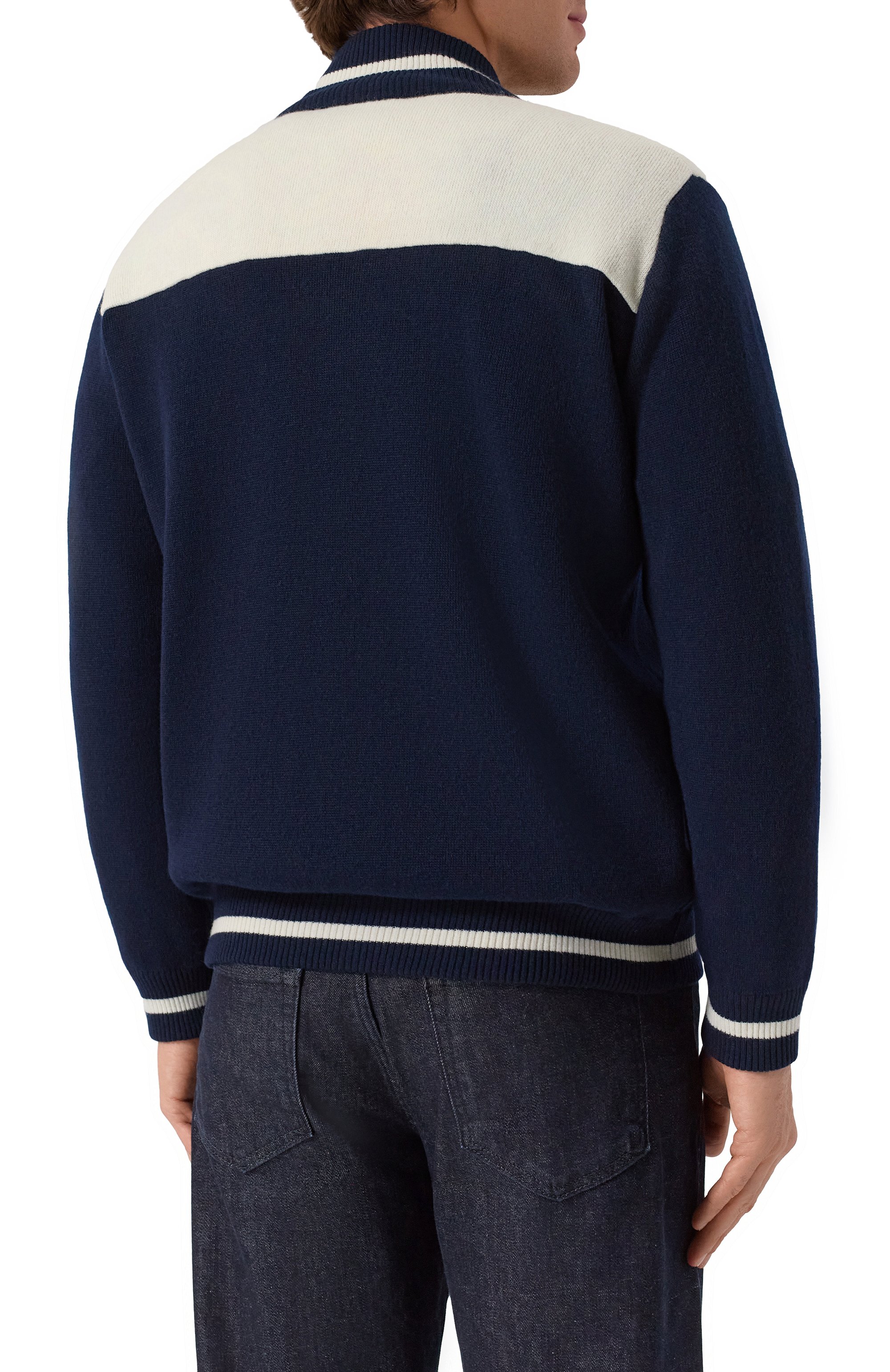 Шерстяной бомбер KITON, арт. UMM069703, фото 4