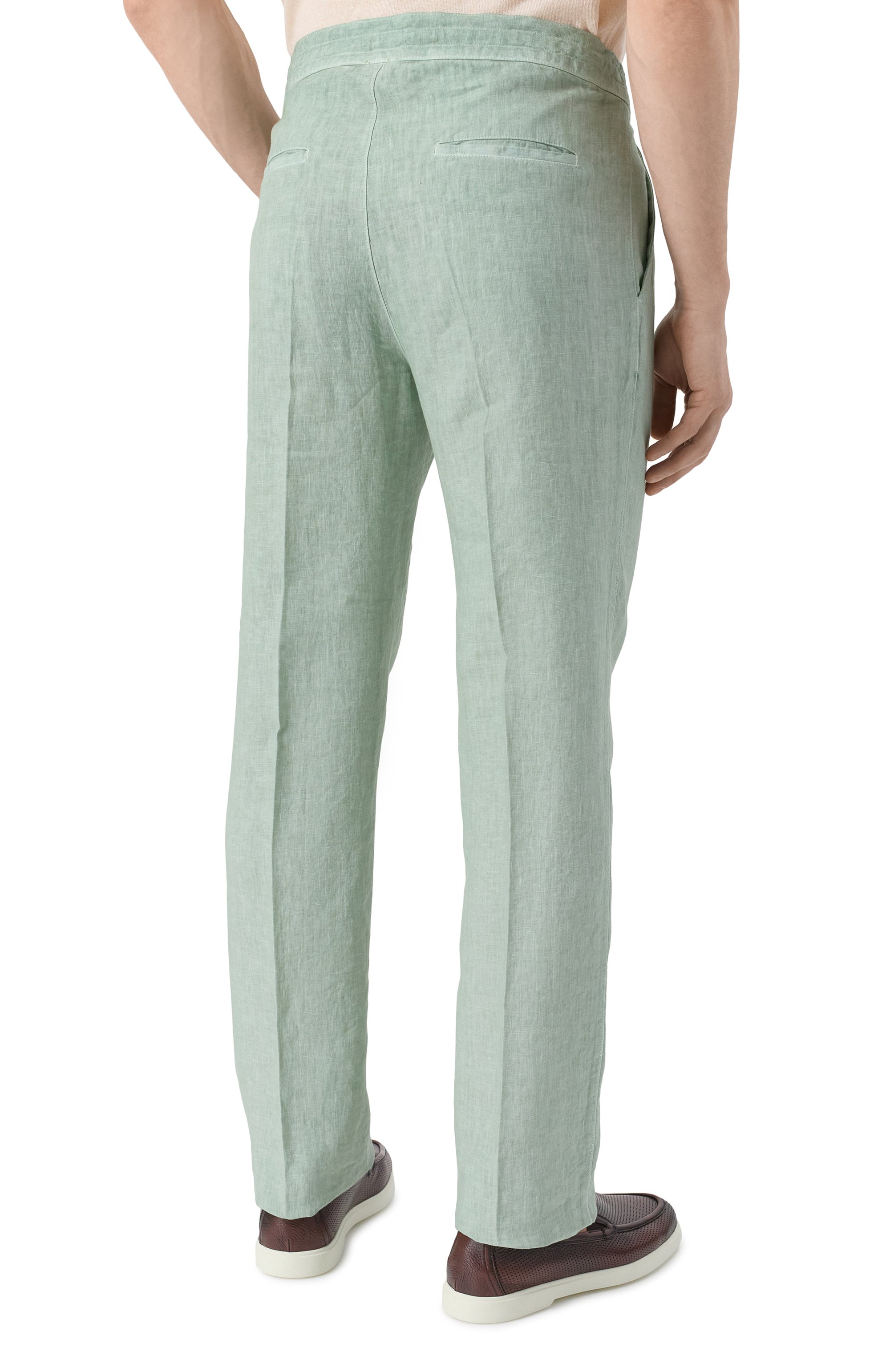 Льняные брюки 120% LINO, арт. 32ALIM299M/0253/S00, фото 4