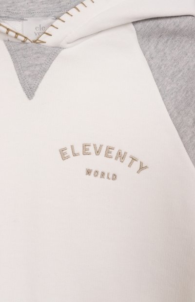 Хлопковое худи ELEVENTY, арт. EW4P40/Z1293/4-8, фото 3