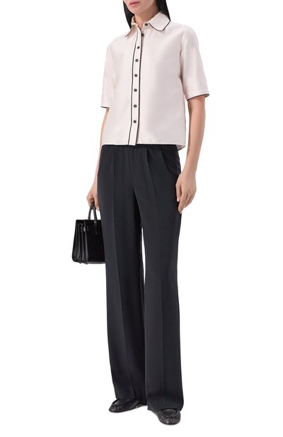 Рубашка из хлопка и шелка KITON, арт. D61462K09R19, фото 2