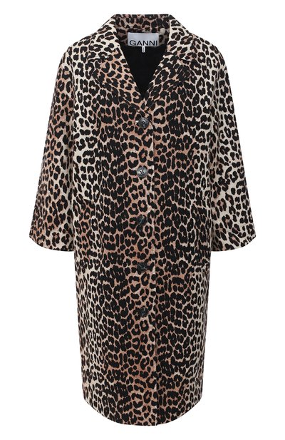 Пальто из хлопка и льна GANNI, арт. F5013, фото 1