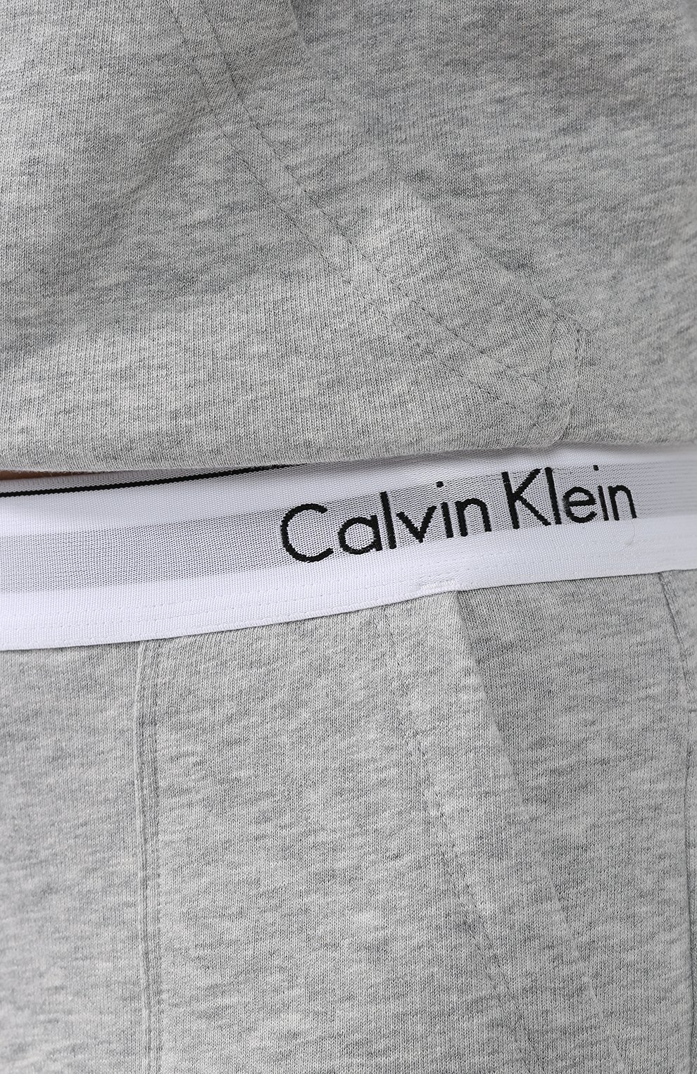 Хлопковые джоггеры с эластичным поясом CALVIN KLEIN, арт. QS5716E, фото 5