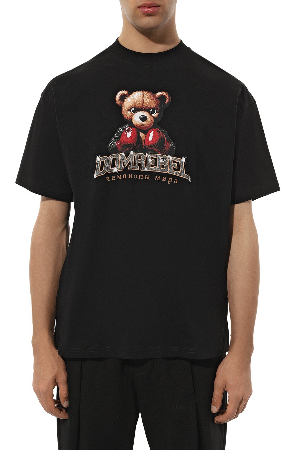 Хлопковая футболка DOMREBEL, арт. M PUNCHLINE/T-SHIRT, фото 3