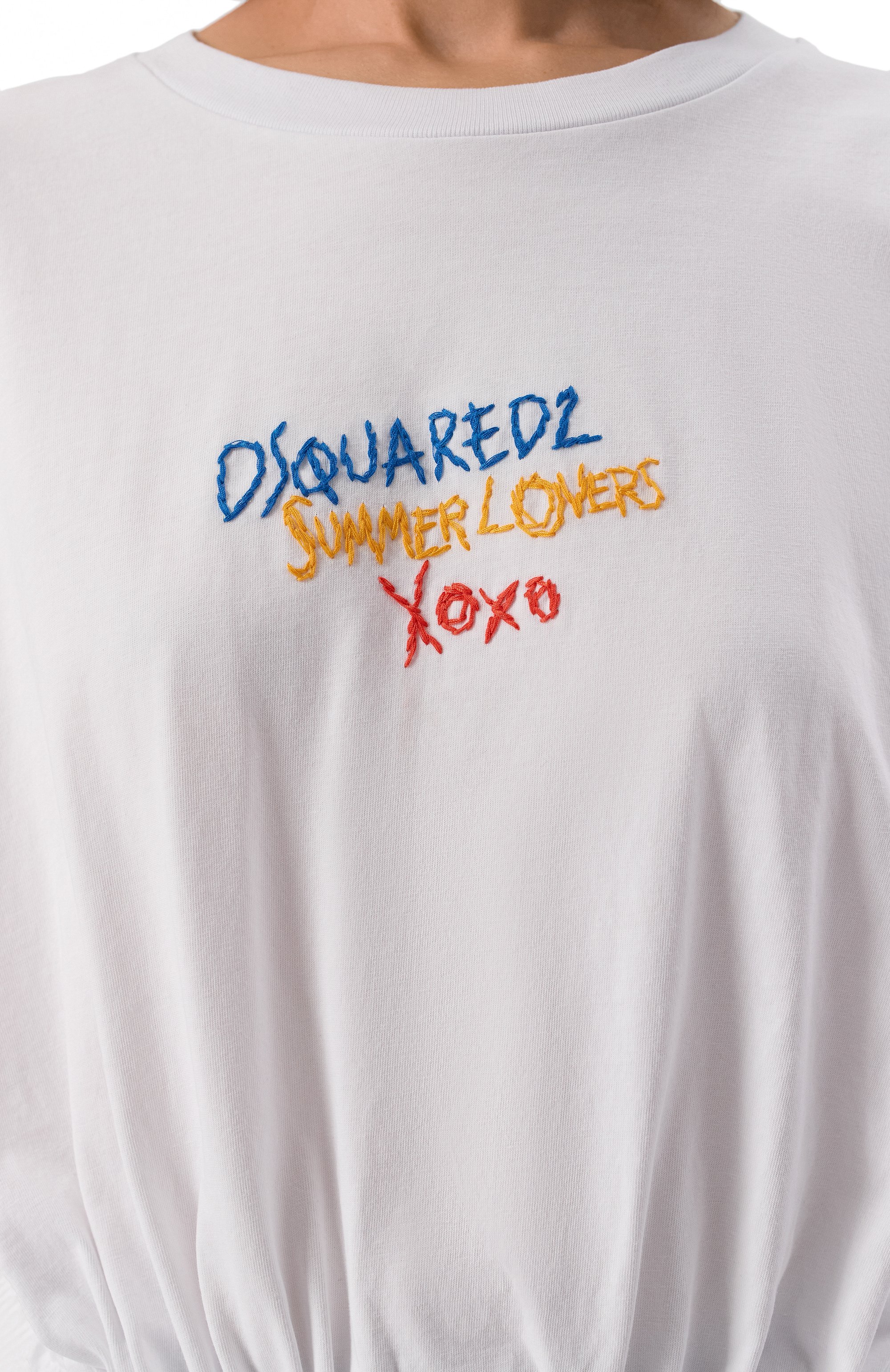 Хлопковая футболка DSQUARED2, арт. S73GC0295/D20020, фото 5