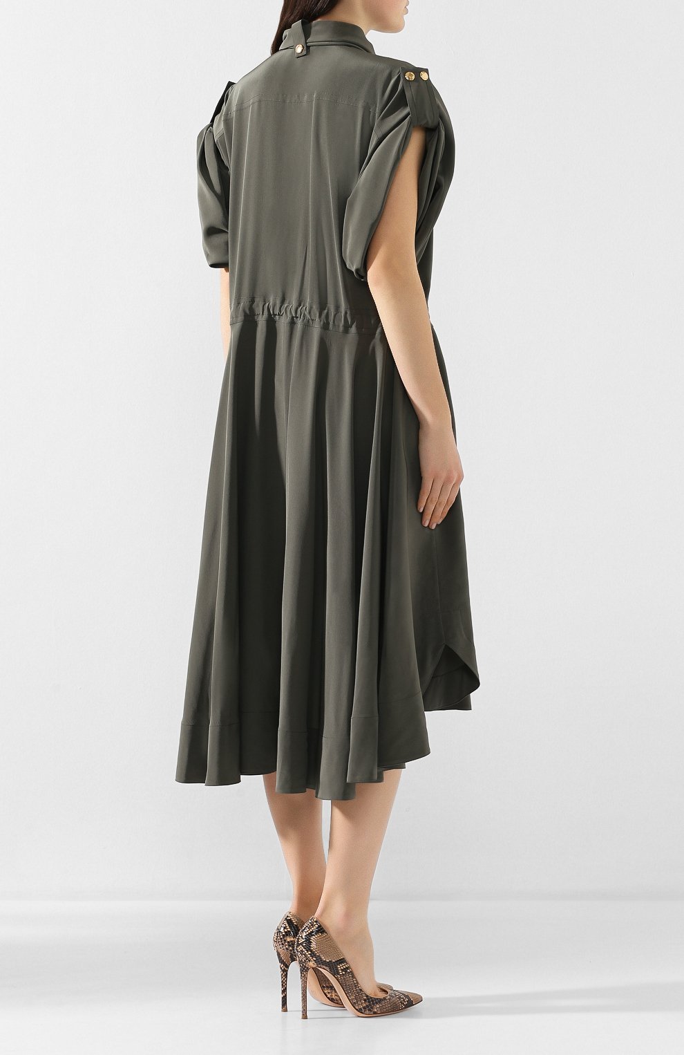 Шелковое платье CHLOÉ, арт. CHC19SR051004, фото 4