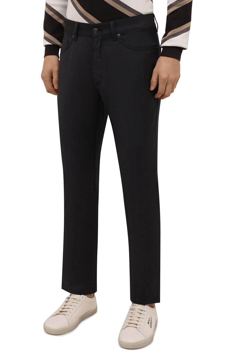 Шерстяные брюки ZEGNA, арт. UVP03/GAN, фото 3