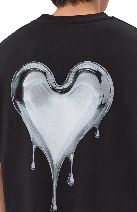 Хлопковая футболка Comme des Fuckdown CFABM01968 Чёрный  CFABM01968 Фото 5