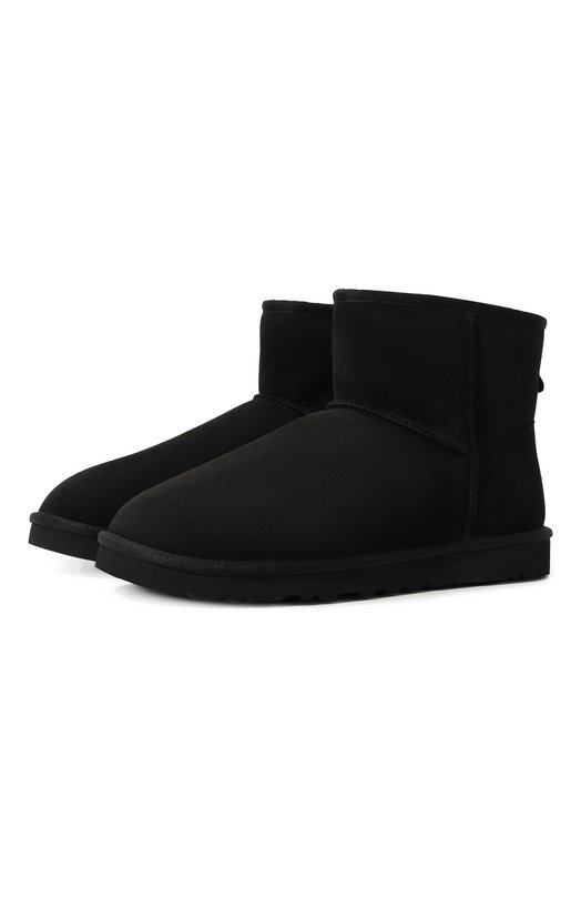 Замшевые полусапоги UGG 1002072 Чёрный 1002072