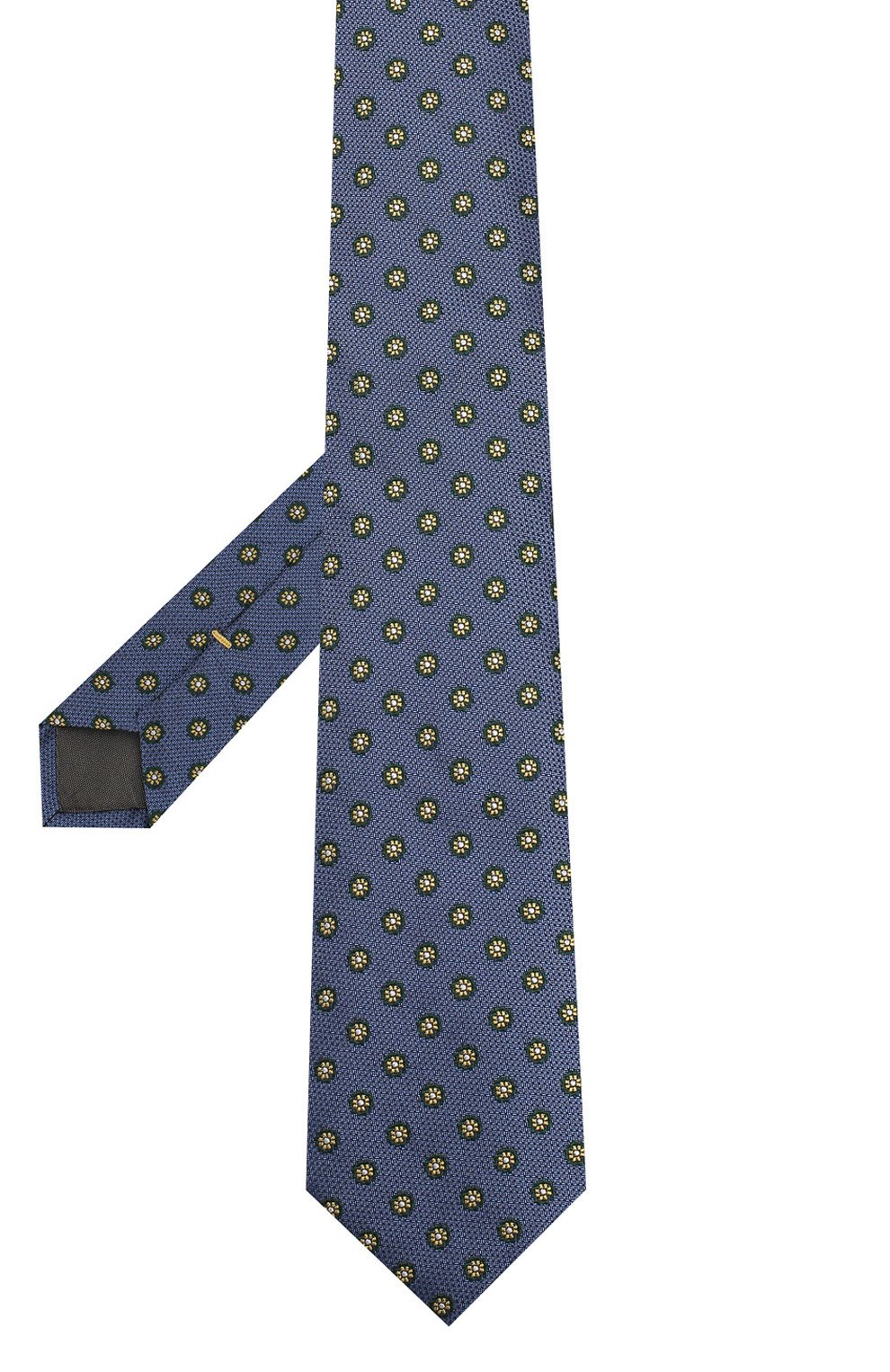 Шелковый галстук CANALI синего цвета по цене 10950 руб., арт. 18/HJ02177, фото 2 Шелковый галстук CANALI, арт. 18/HJ02177, фото 2