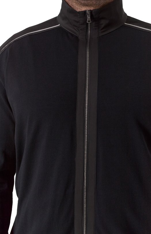 Кардиган из вискозы Paul&Shark 25411719 Чёрный  25411719 Фото 5