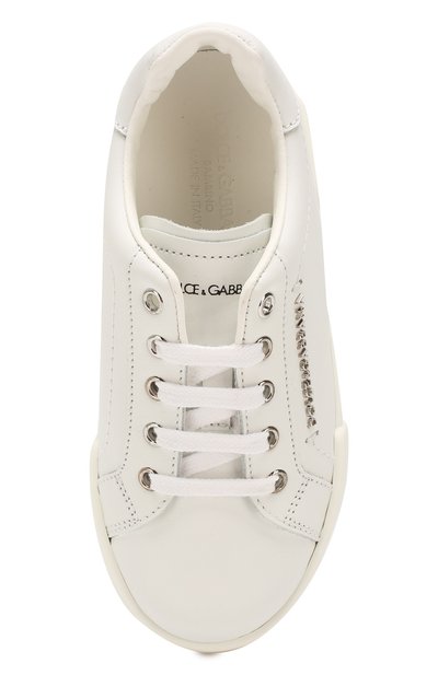 Кожаные кеды DOLCE & GABBANA, арт. DA0724/A3444/37-39, фото 4