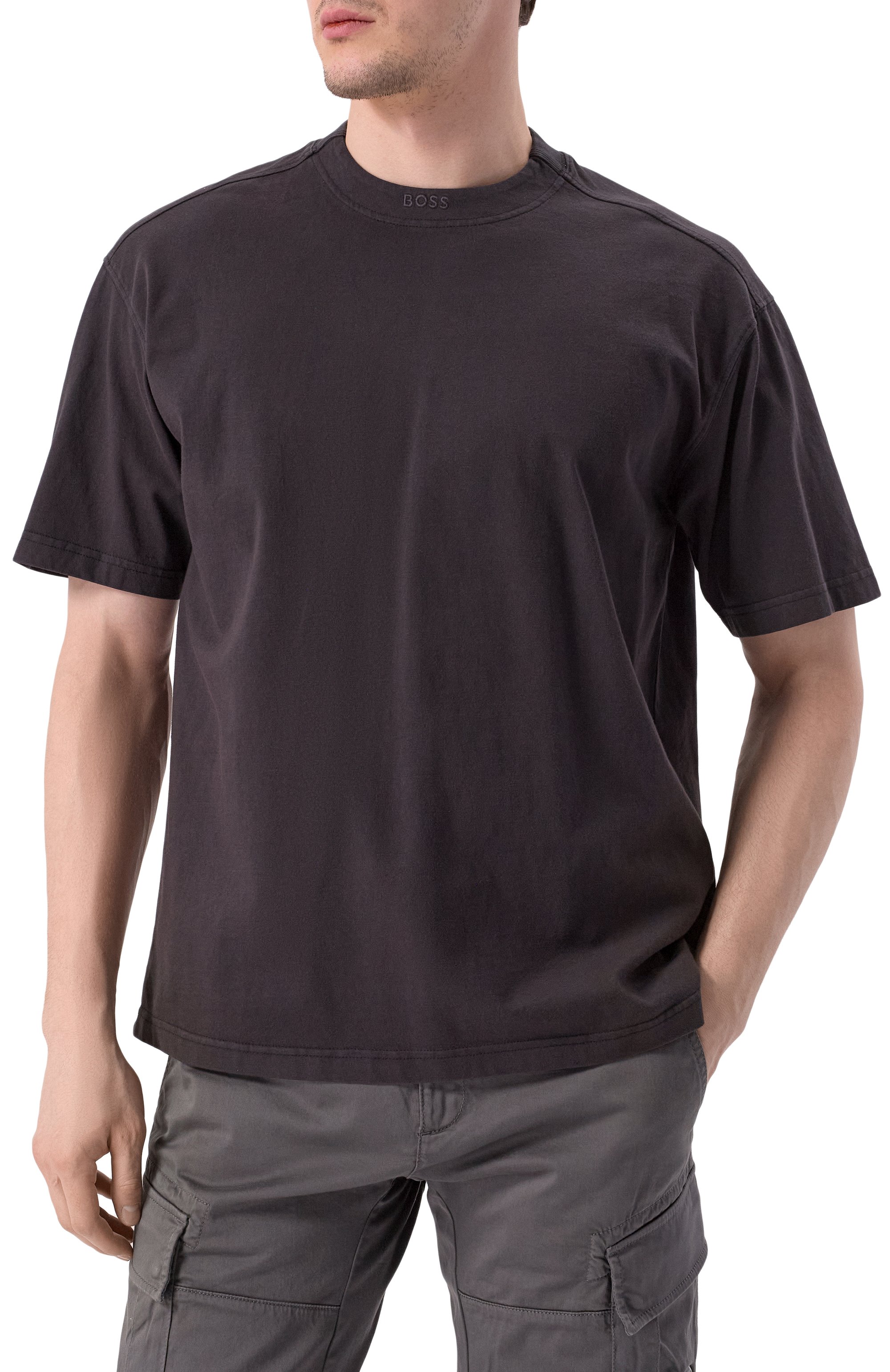 Хлопковая футболка BOSS ORANGE, арт. 50521805, фото 3