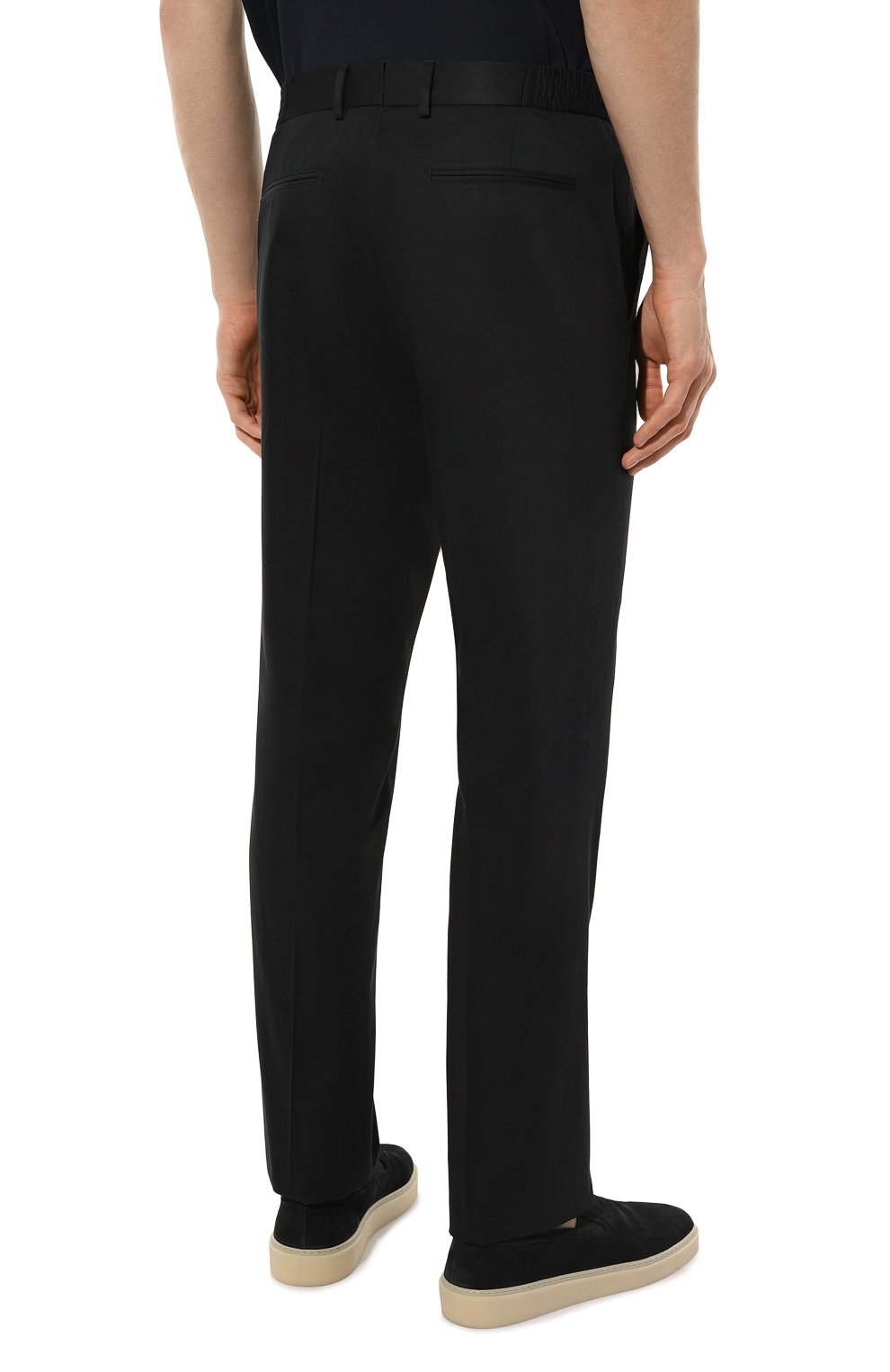 Хлопковые брюки STEFANO RICCI черного цвета по цене 144000 руб., арт. M1TL0MERA2/CTA105, фото 4 Хлопковые брюки STEFANO RICCI, арт. M1TL0MERA2/CTA105, фото 4