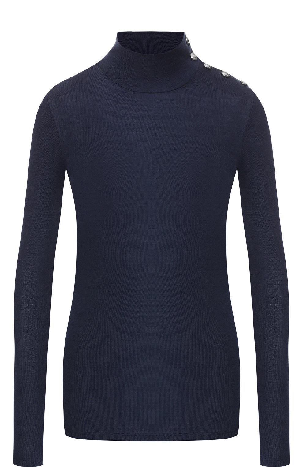 Однотонная водолазка из смеси шерсти и хлопка BALMAIN, арт. 148520/J011, фото 1