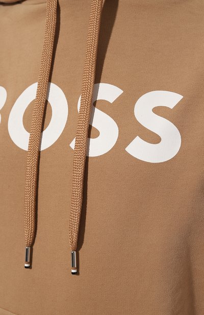 Хлопковое худи BOSS, арт. 50490635, фото 5