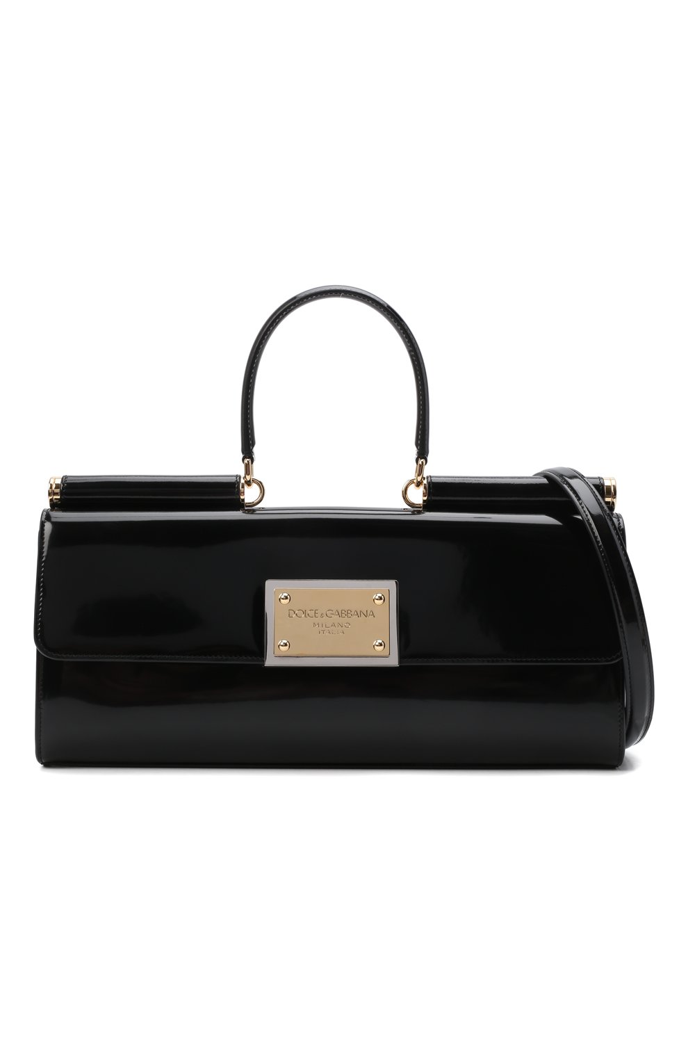 Сумка sicily DOLCE & GABBANA черного цвета по цене 329500 руб., арт. BB7007/A1037, фото 7 Сумка sicily DOLCE & GABBANA, арт. BB7007/A1037, фото 7