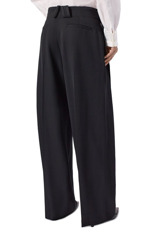 Шерстяные брюки The Attico 260WCP00286/WWW065AA Чёрный  260WCP00286/WWW065AA Фото 4