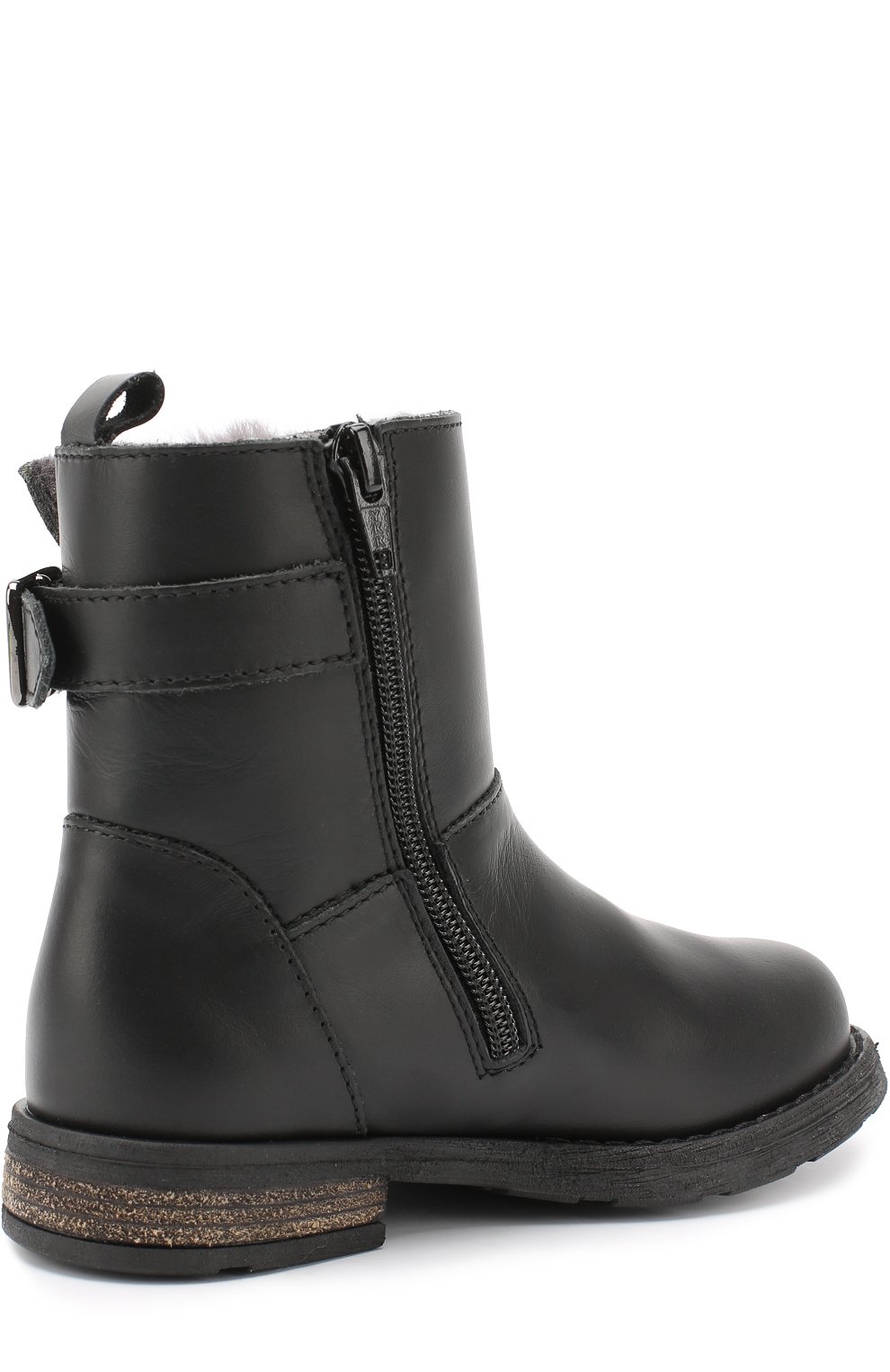 Кожаные сапоги с внутренней меховой отделкой IL GUFO, арт. G461/LEATHER CLAMAR/27-30, фото 3