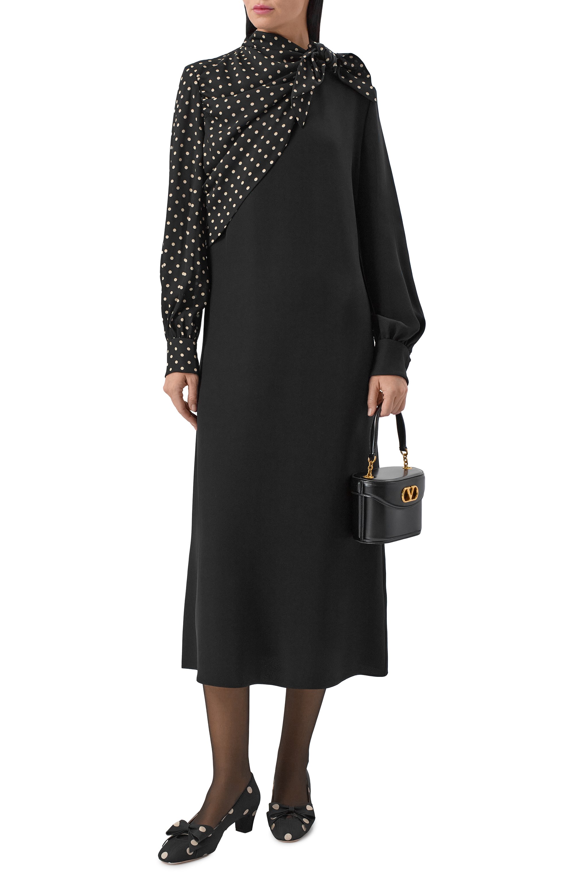 Шелковое платье VALENTINO, арт. 7B0VAH55/1MM, фото 2