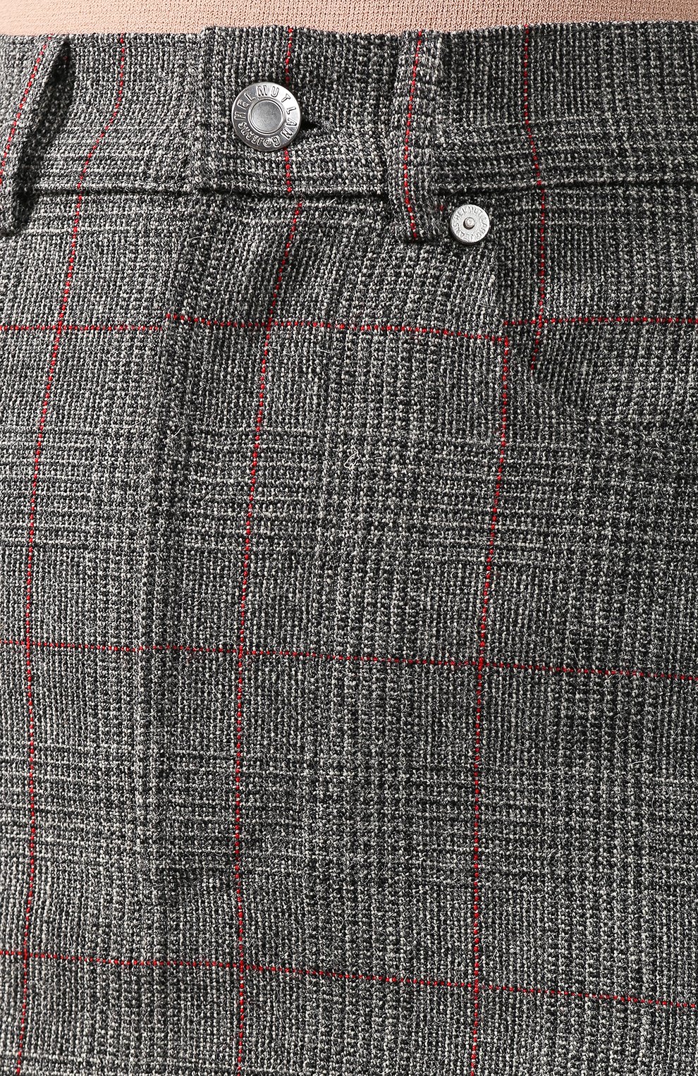 Шерстяная юбка HELMUT LANG серого цвета по цене 63000 руб., арт. J06DW301, фото 5 Шерстяная юбка HELMUT LANG, арт. J06DW301, фото 5