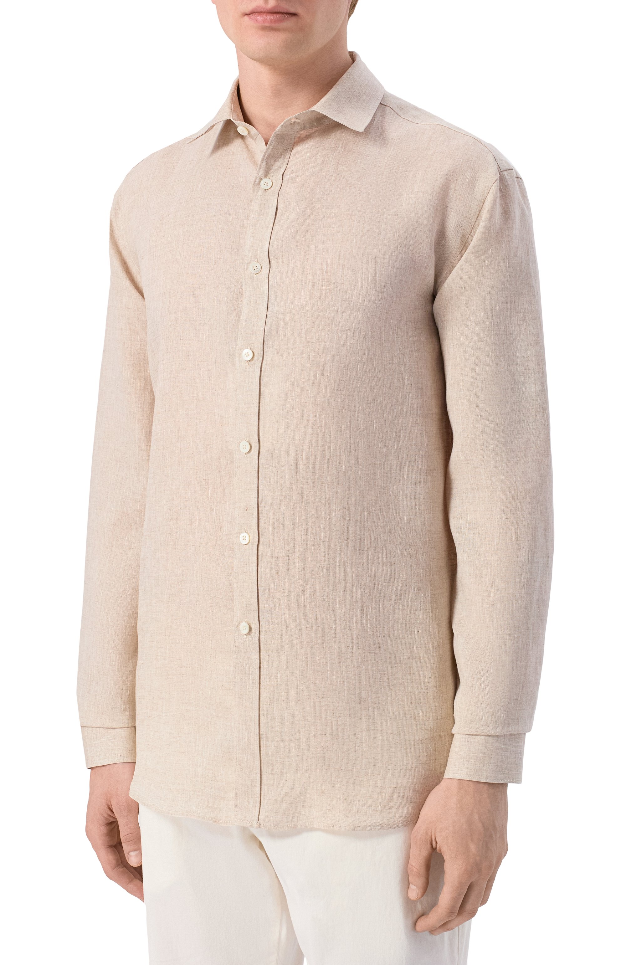 Льняная рубашка CANALI, арт. CSL7077/GL03099, фото 3