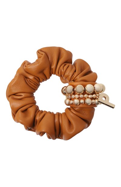 Женская кожаная резинка для волос PANFIL, арт. 6-SCR-LDG