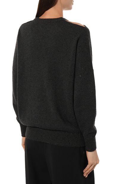 Свитер BRUNELLO CUCINELLI черного цвета по цене 437000 руб., арт. M73584512P, фото 4 Свитер BRUNELLO CUCINELLI, арт. M73584512P, фото 4