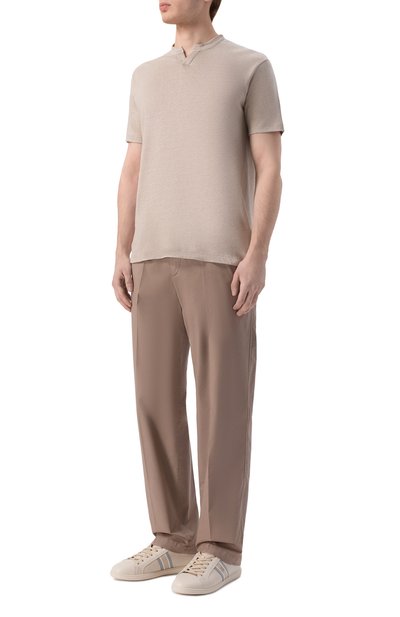 Мужская льняная футболка PAUL&SHARK, арт. 26411050