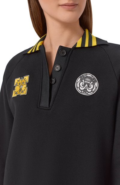 Хлопковое платье OFF-WHITE, арт. 0WDF003S26FLE001, фото 4