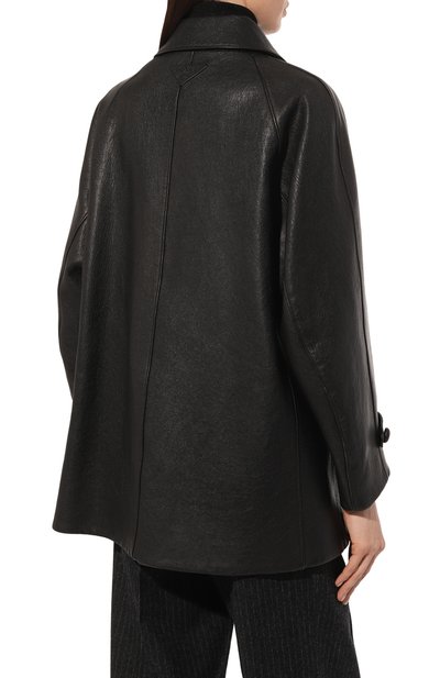 Кожаное пальто PRADA, арт. 56A032-10YU-F0002, фото 4