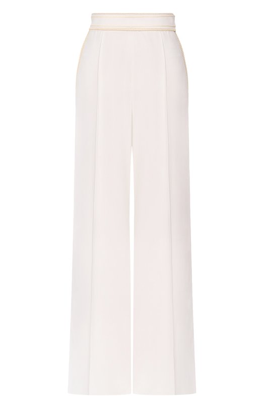 Брюки из вискозы Elie Saab P0146EF25CD020 Белый P0146EF25CD020