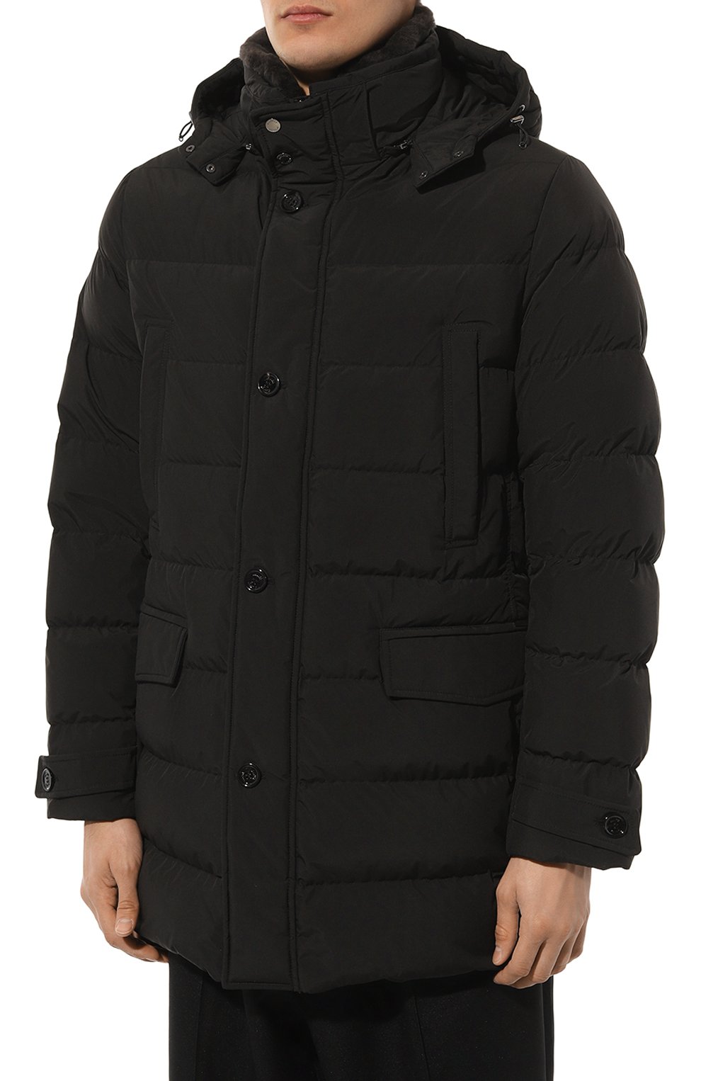 Пуховик saturno-stp с воротником из овчины MOORER, арт. 0NRUTA-STP_SET, фото 3