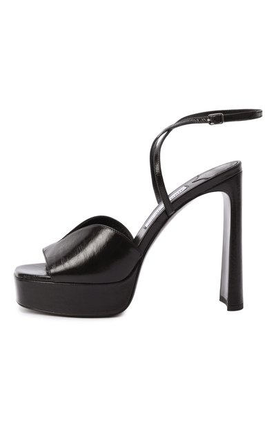 Кожаные босоножки karli platform 125 JIMMY CHOO, арт. KARLIPF125BYK, фото 4