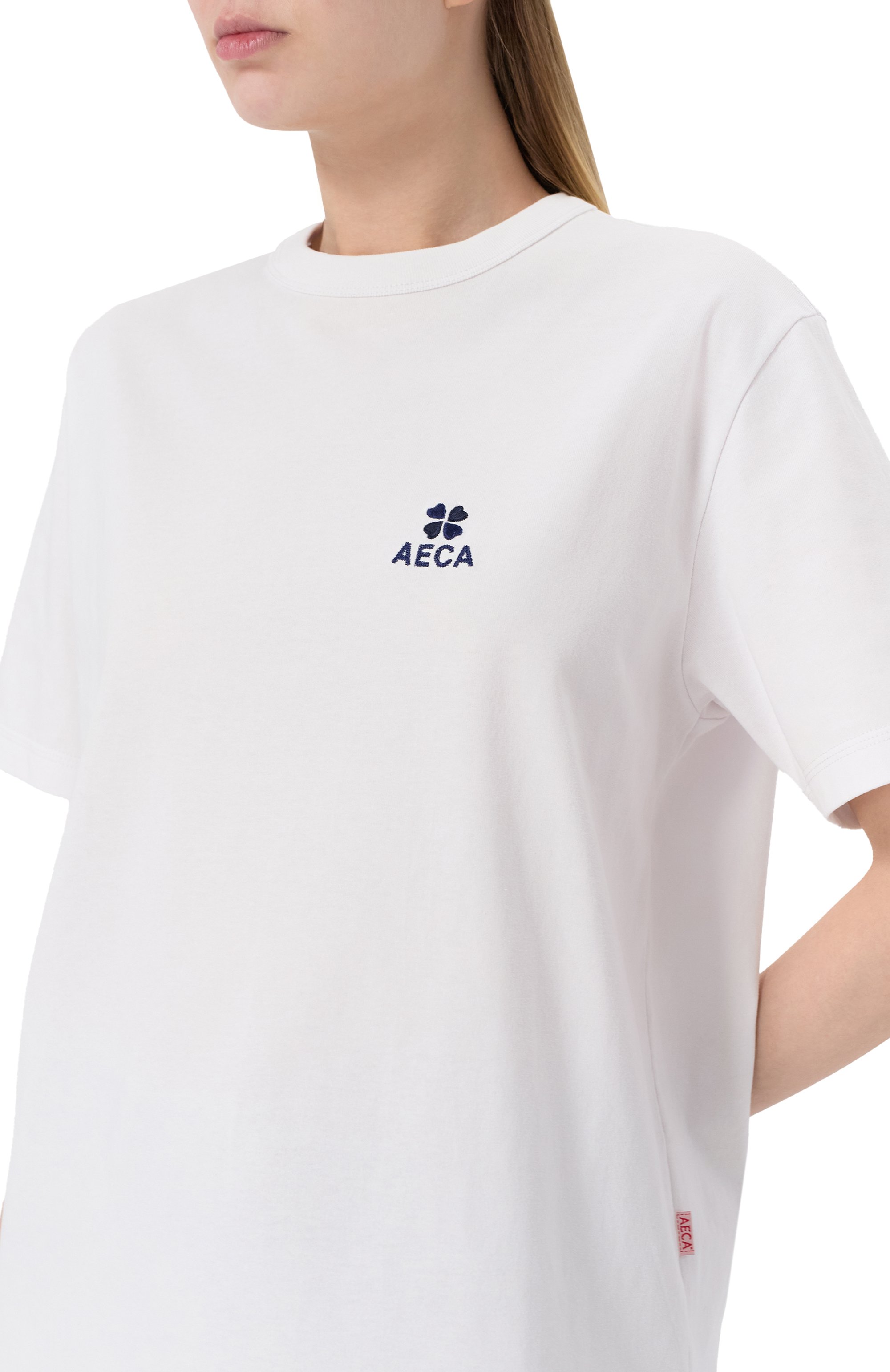 Хлопковая футболка AECA WHITE, арт. AWCMSSBDTTSST010C0.WHITE (S), фото 5