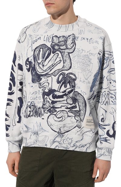 Хлопковый свитшот DOMREBEL, арт. MCLASSR00M/SWEATSHIRT, фото 3