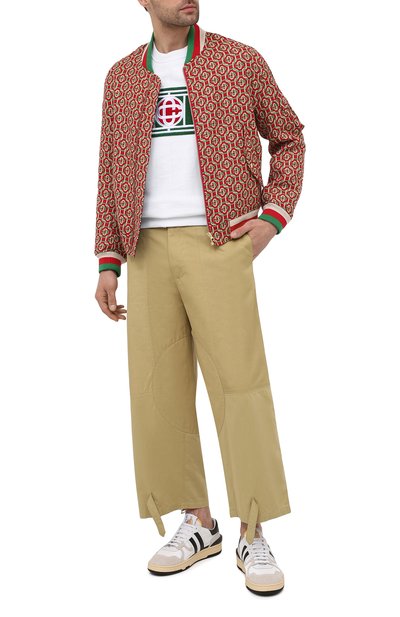 Шерстяной бомбер CASABLANCA, арт. MS21-JK-036 RED, фото 2