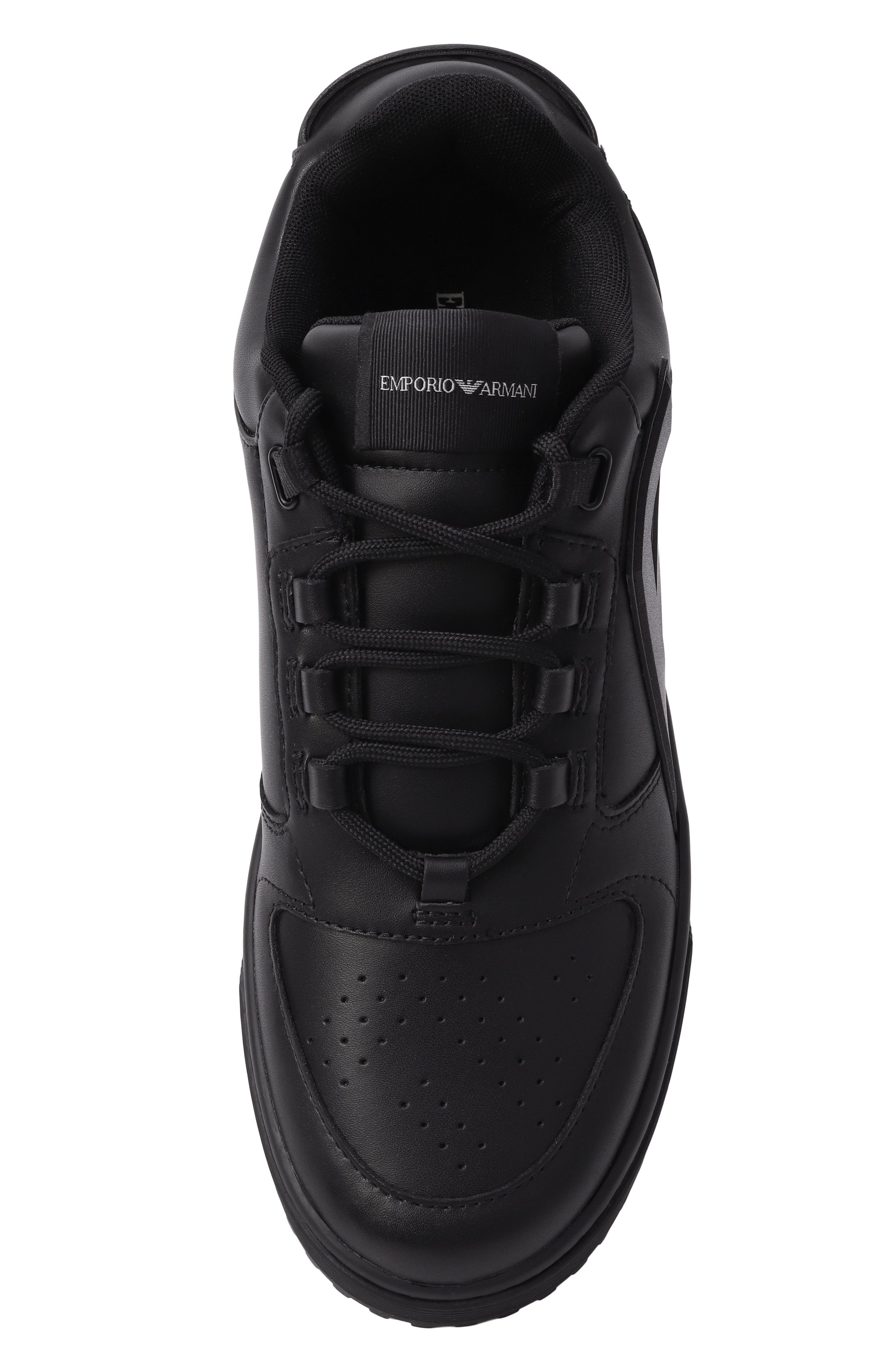 Кожаные кеды EMPORIO ARMANI, арт. EM003670/AF19554, фото 6
