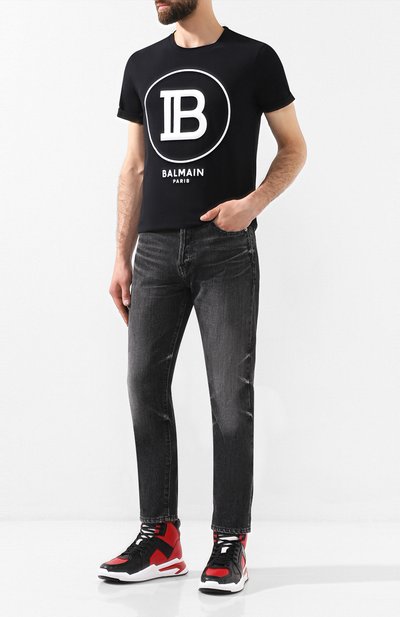 Кожаные кроссовки b-ball BALMAIN, арт. SM0C173/L015, фото 2