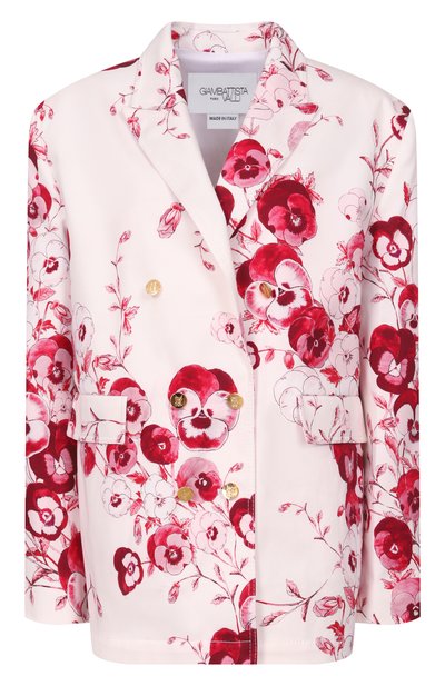 Женский хлопковый жакет GIAMBATTISTA VALLI, арт. 26SSPVCA6106/34PRI