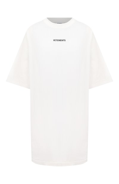 Женская хлопковая футболка VETEMENTS, арт. UE51TR540W 1600/W