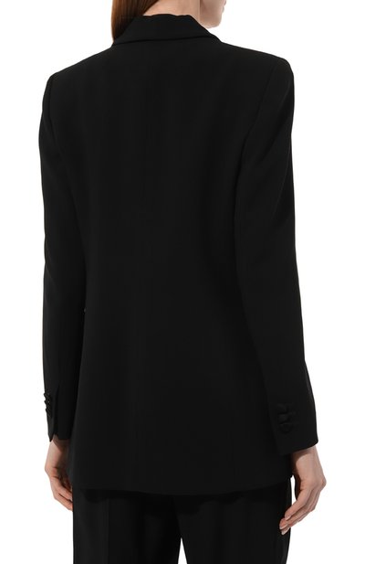 Жакет EMPORIO ARMANI черного цвета по цене 99500 руб., арт. 0NG3DT/02003, фото 4 Жакет EMPORIO ARMANI, арт. 0NG3DT/02003, фото 4