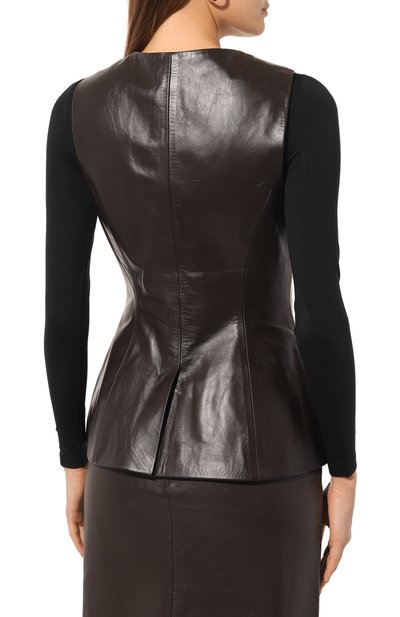 Кожаный жилет NOBLE&BRULEE, арт. NB98/140824/1, фото 4