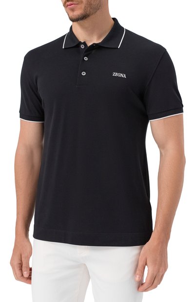 Хлопковое поло ZEGNA, арт. B746/E7358A5, фото 3
