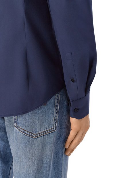 Хлопковая рубашка TRUSSARDI, арт. 5004N000052N, фото 5