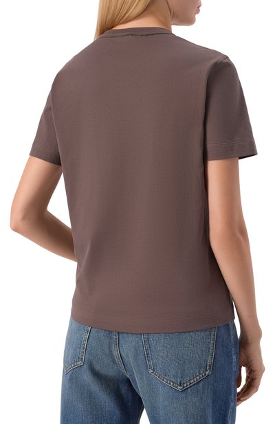 Хлопковая футболка BRUNELLO CUCINELLI, арт. M0T81BI100, фото 4