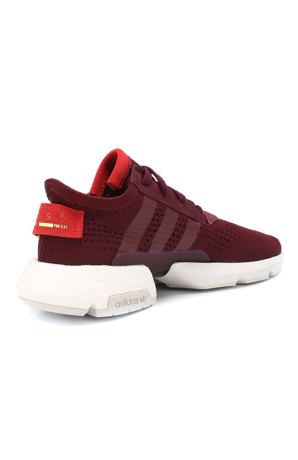 Текстильные кроссовки pod-s3.1 ADIDAS ORIGINALS бордового цвета по цене 7990 руб., арт. DB3541, фото 4 Текстильные кроссовки pod-s3.1 ADIDAS ORIGINALS, арт. DB3541, фото 4
