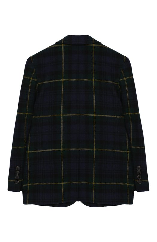 Шерстяной пиджак на двух пуговицах Polo Ralph Lauren Зелёный, фото 2